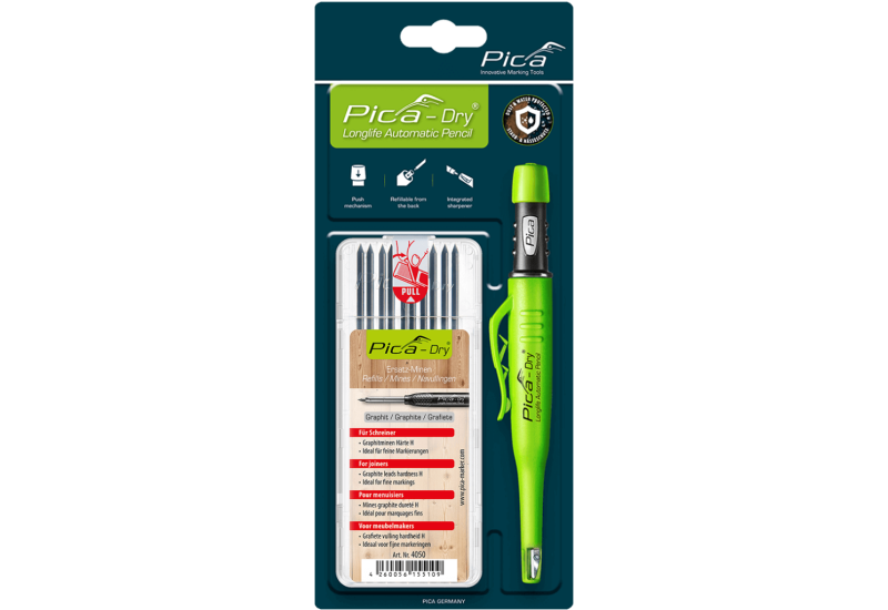 PICA CRAYON MINES DURETÉ H PICA DRY BUNDLE ACCROCHABLE (1X 3030+1X 4050)/30405 PICA CRAYON MINES DURETÉ H PICA DRY BUNDLE ACCROCHABLE (1X 3030+1X 4050)/30405