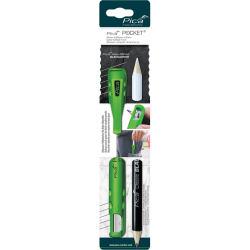 PICA PORTE CRAYON/MARQUEUR POCKET+MARQUEUR BLANC/NOIR