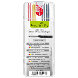 PICA DRY MINES RECHANGE GRAPHITE APPLICATION SECHE ROUGE JAUNE (BTE10)