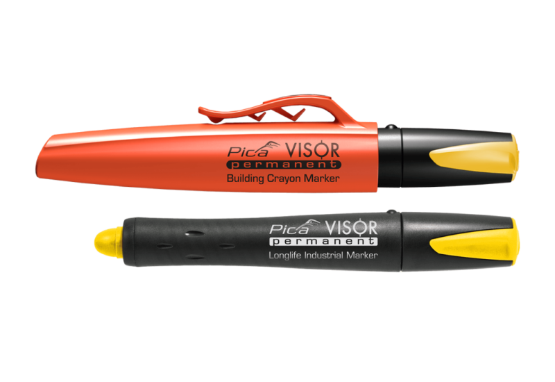 PICA VISOR Permanent Jaune 990/44 - Marqueur Industriel Tous Usages