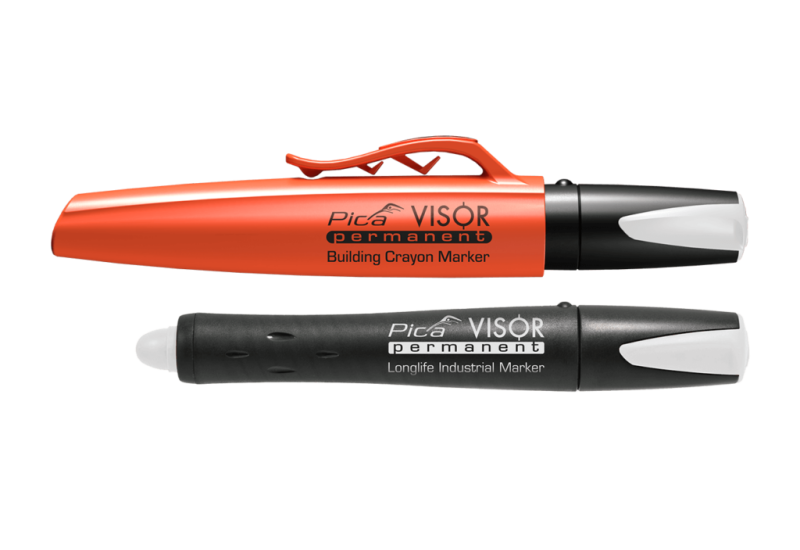 Marqueur PICA VISOR Permanent Blanc - Mine Longlife pour Industrie