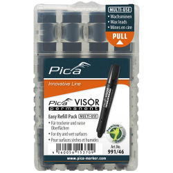 Mines PICA VISOR Permanent Noir 991/46 - Marquage Multi-Surfaces