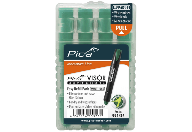 PICA MINES RECHANGE VISOR PERMANENT VERT PICA MINES RECHANGE VISOR PERMANENT VERT