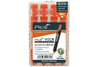 Mines PICA VISOR Orange Fluo (x4) - Marquage Permanent Extrême