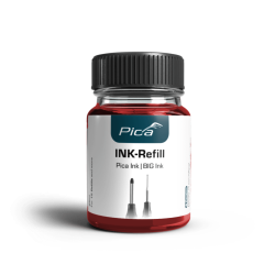 Kit recharge encre rouge PICA