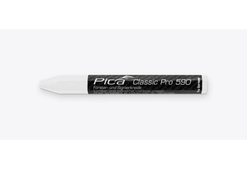 PICA CRAIE FORESTIERE 12CM QUALITE PRO BLANC Marquage durable bois & chantier