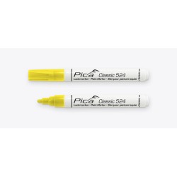 Marqueur jaune PICA de profil