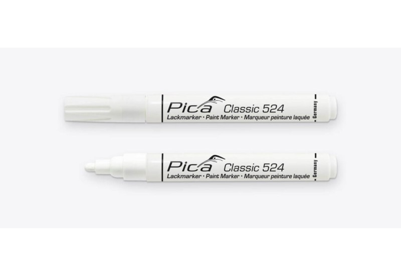 Marqueur blanc PICA de profil Marqueur blanc PICA de profil