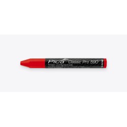 Craie Forestière Pica PRO 590/40 Rouge pour Bois Humide & Chantier