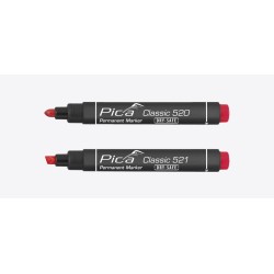 Marqueur dry safe rouge PICA de profil