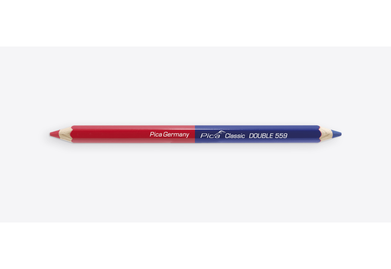 Crayon bicolore rouge/bleu PICA Crayon bicolore rouge/bleu PICA