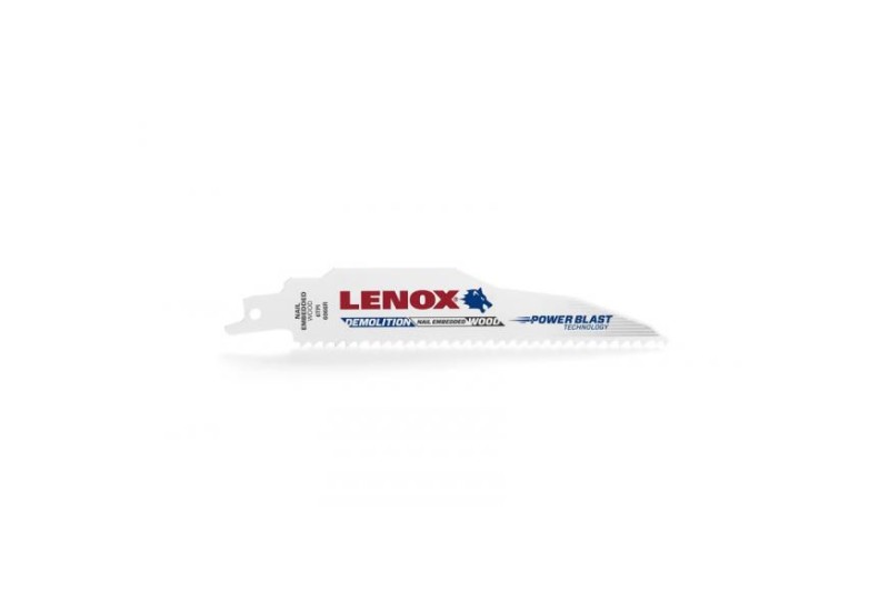 LENOX - Lame de scie sabre démolition DEMOWOLF 6 DPP 229 x 22 x 1,6mm LENOX - Lame de scie sabre démolition DEMOWOLF 6 DPP 229 x 22 x 1,6mm