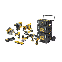 Ensemble du kit DEWALT DCK856P4-QW avec les 8 outils sans fil XR 18V
