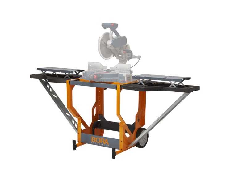 BORA Portacube STR – Établi mobile pour scie à onglet repliable et extensible BORA Portacube STR – Établi mobile pour scie à onglet repliable et extensible