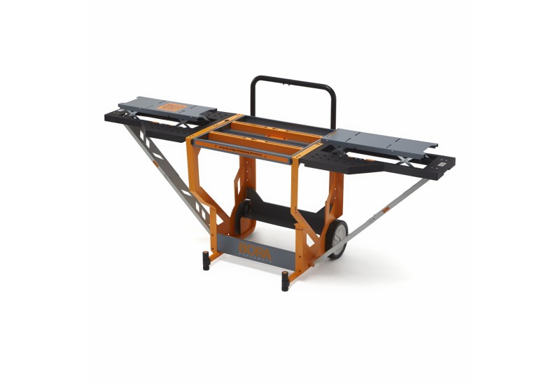 Etabli mobile pliable pour scie à onglet BORA Etabli mobile pliable pour scie à onglet BORA