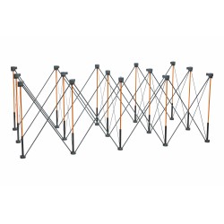 Châssis pliant BORA Centipede Tall 4x8 en position déployée
