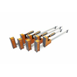Jeu de 4 pinces parallèles BORA Portamate ISTA6 en position de serrage