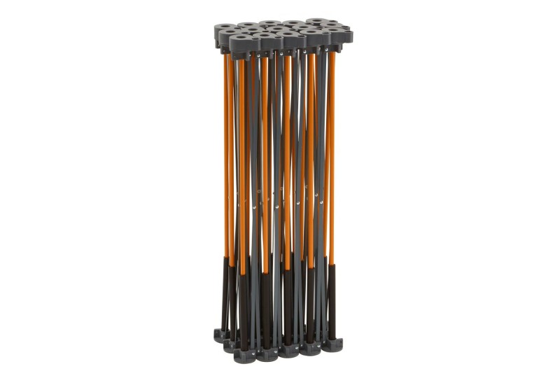 Chassis de support replié.