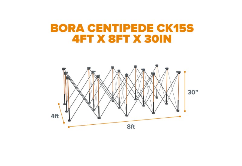 Schéma présentant les dimensions du CENTIPEDE CK12S.