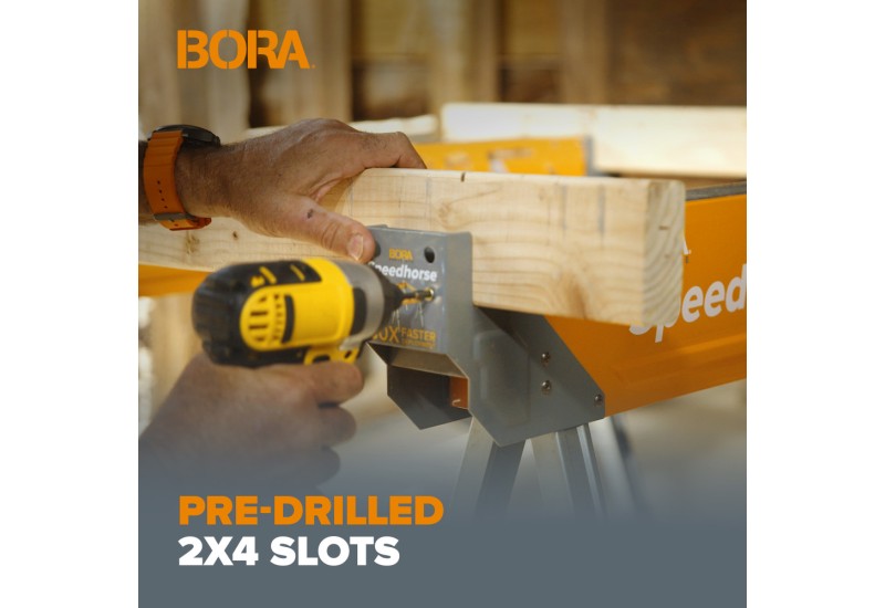 tréteaux BORA utilisés en binôme comme table de découpe tréteaux BORA utilisés en binôme comme table de découpe