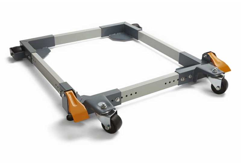 base mobile BORA Super Duty avec cadre réglable sur atelier