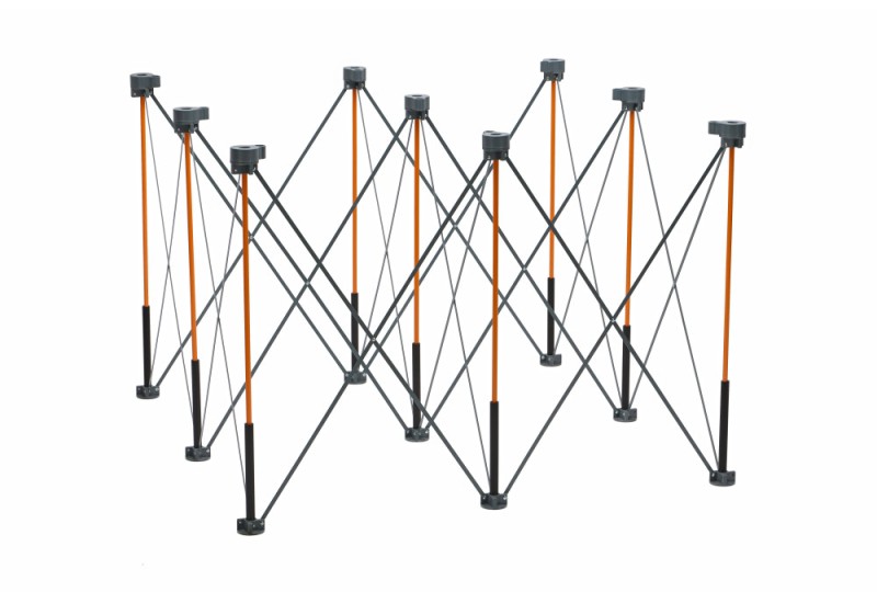 Structure carrée acier BORA Centipede 4x4 hauteur 914 mm