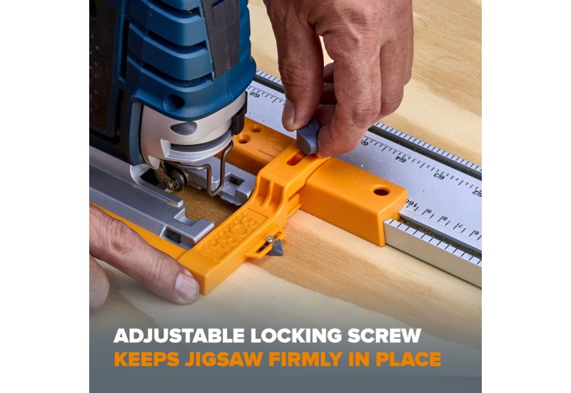 ajustement de la position du guide scie sauteuse BORA Clamp Edge ajustement de la position du guide scie sauteuse BORA Clamp Edge