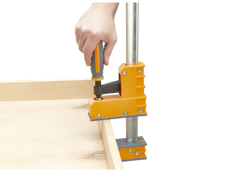 poignée ergonomique de clamp BORA 40 in en position serrée poignée ergonomique de clamp BORA 40 in en position serrée