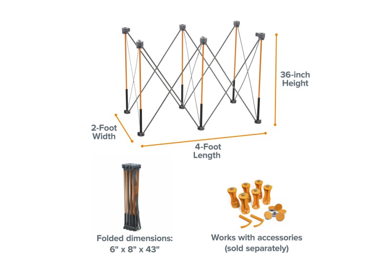 Schéma de présentation des dimensions du Centipede Tall CT6 Schéma de présentation des dimensions du Centipede Tall CT6