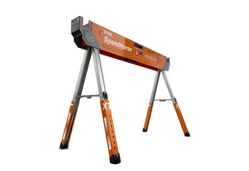 Chevalet de Sciage Réglable BORA Speedhorse XT déployé