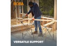 Chevalet BORA Centipede CK6S déployé sur un chantier de construction.