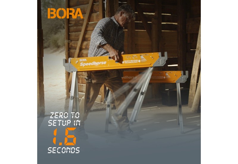 Montage ultra rapide en 1,6 seconde.