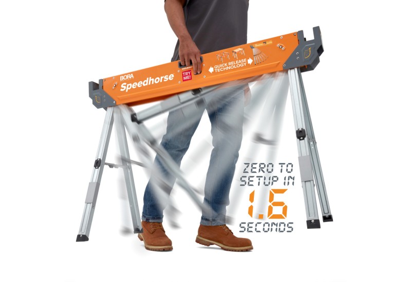 Ouverture ultra rapide du Chevalet de Sciage BORA Speedhorse