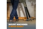 Montez les machines et déplacez-les facilement.