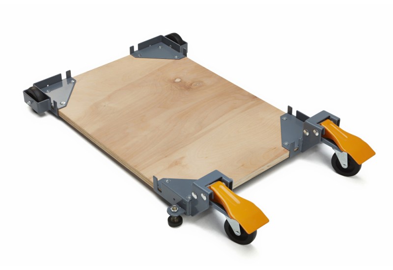 Base Mobile Universelle BORA équipé d'une planche. Base Mobile Universelle BORA équipé d'une planche.
