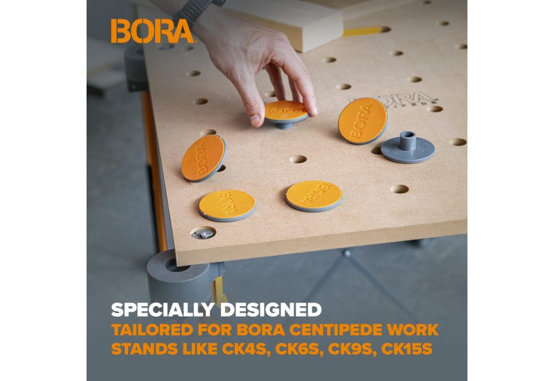 Conçu sur mesure pour les supports de travail BORA Centipede tels que les CK4S, CK6S, CK9S et CK15S Conçu sur mesure pour les supports de travail BORA Centipede tels que les CK4S, CK6S, CK9S et CK15S