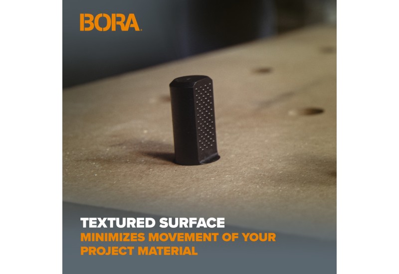 Surface texturée : minimise les déplacements du matériau pendant le travail Surface texturée : minimise les déplacements du matériau pendant le travail