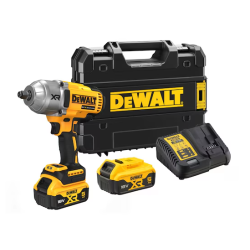 Photo HD sur fond blanc du pack Boulonneuse ½” XR 18 V brushless DEWALT