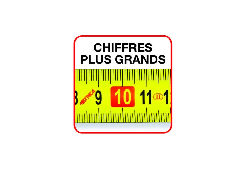 détail du ruban laqué anti-flexion METRICA CROMATO détail du ruban laqué anti-flexion METRICA CROMATO