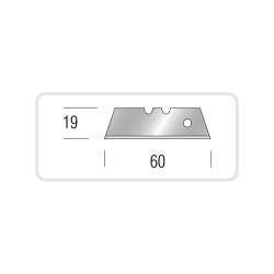lames de rechange METRICA 49054 60x19 mm pour cutter métal