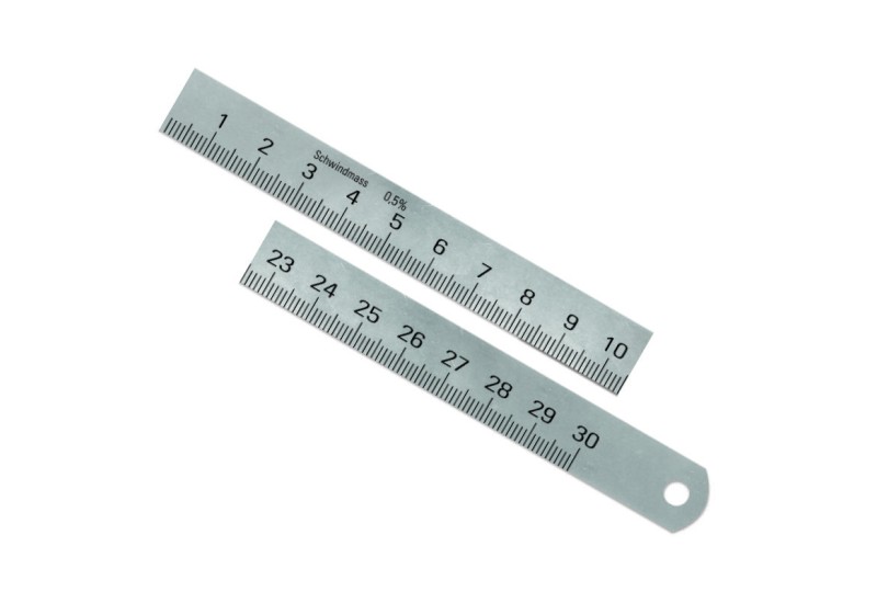 Règle spéciale – 1000 mm inox mat graduation