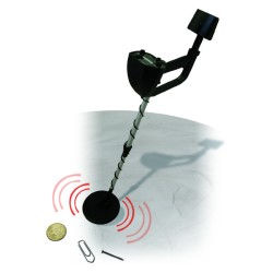 Détecteur de métaux portable avec poignée télescopique