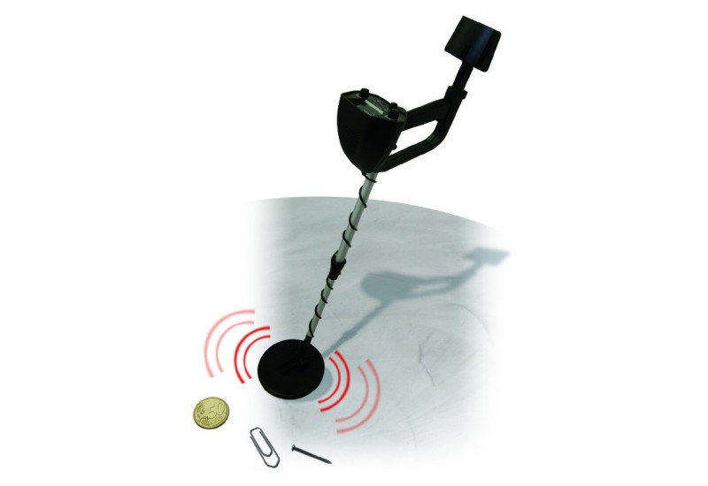 Détecteur de métaux portable avec poignée télescopique