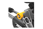 Réglage précis de l'inclinaison de la lame sur la scie à onglets DEWALT 305 mm. Réglage précis de l'inclinaison de la lame sur la scie à onglets DEWALT 305 mm.