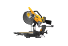 Système de batterie XR FLEXVOLT 54V intégré à la scie à onglets DEWALT. Système de batterie XR FLEXVOLT 54V intégré à la scie à onglets DEWALT.