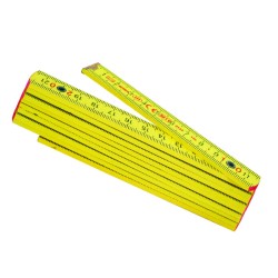 Mètre pliant METRICA 22040 en bois modèle de poche