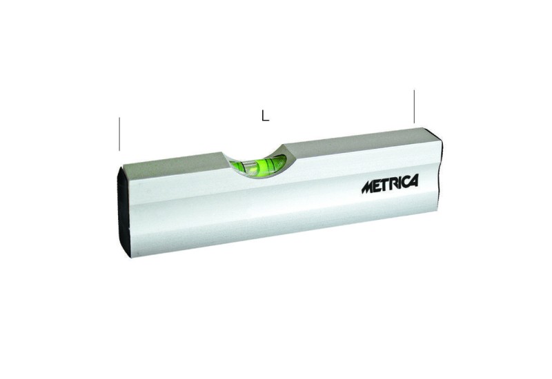 Mini-niveau de poche METRICA 31021 en aluminium 10 cm