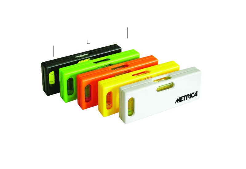 Vue rapprochée du niveau de poche METRICA 105 mm