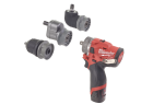 Vue complète de la perceuse à percussion MILWAUKEE M12 FUEL™ 6 en 1
