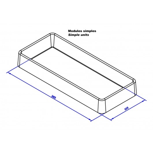 Dimensions module de rangement clés mixtes - MONDELIN Dimensions module de rangement clés mixtes - MONDELIN